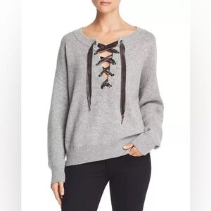 Rails
Olivia Wool-Cashmere Lace-Up Sweater